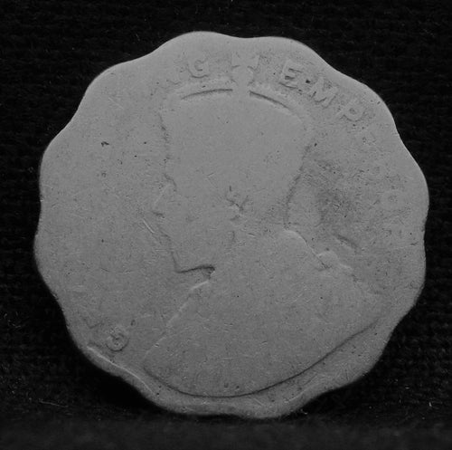 1 Anna 1913 George V coins