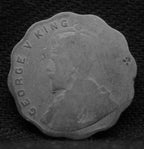 1 Anna 1913 George V coins