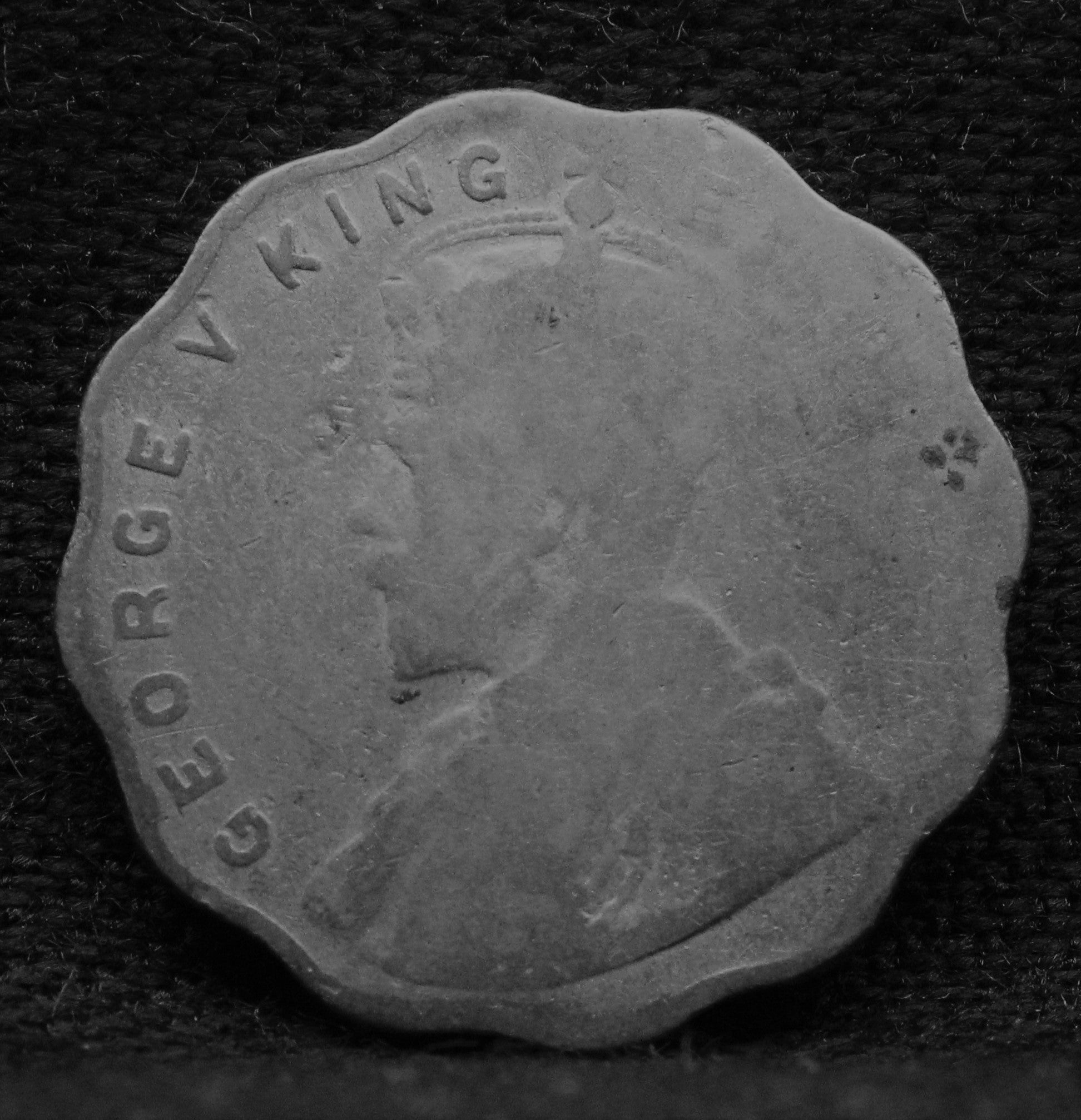 1 Anna 1913 George V coins