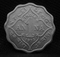 1 Anna 1915 George V coins
