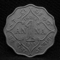 1 Anna 1915 George V coins