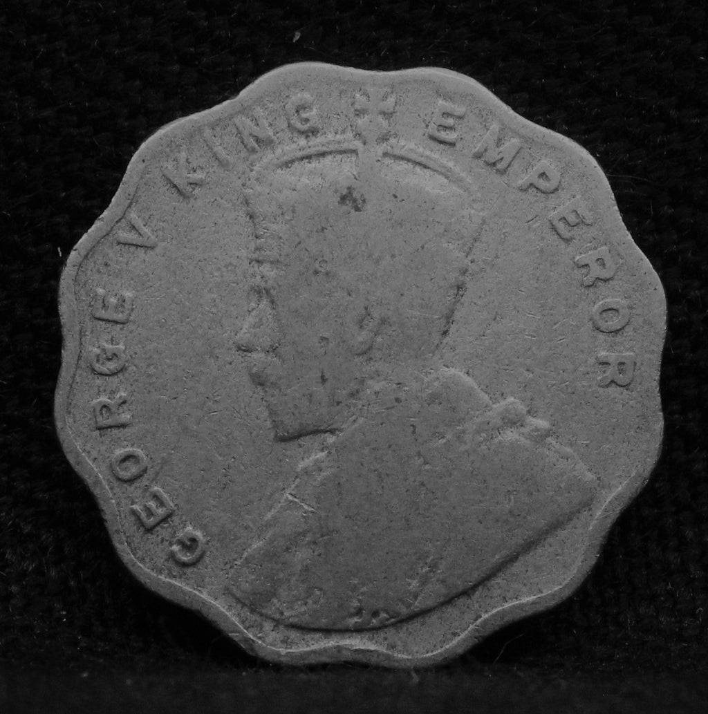 1 Anna 1916 George V coins