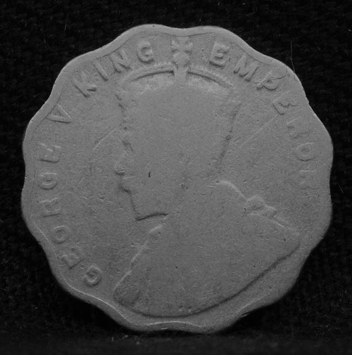 1 Anna 1916 George V coins