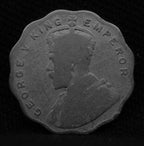 1 Anna 1917 George V Coins