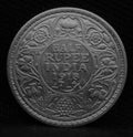 Half Rupee 1918 George V Coins