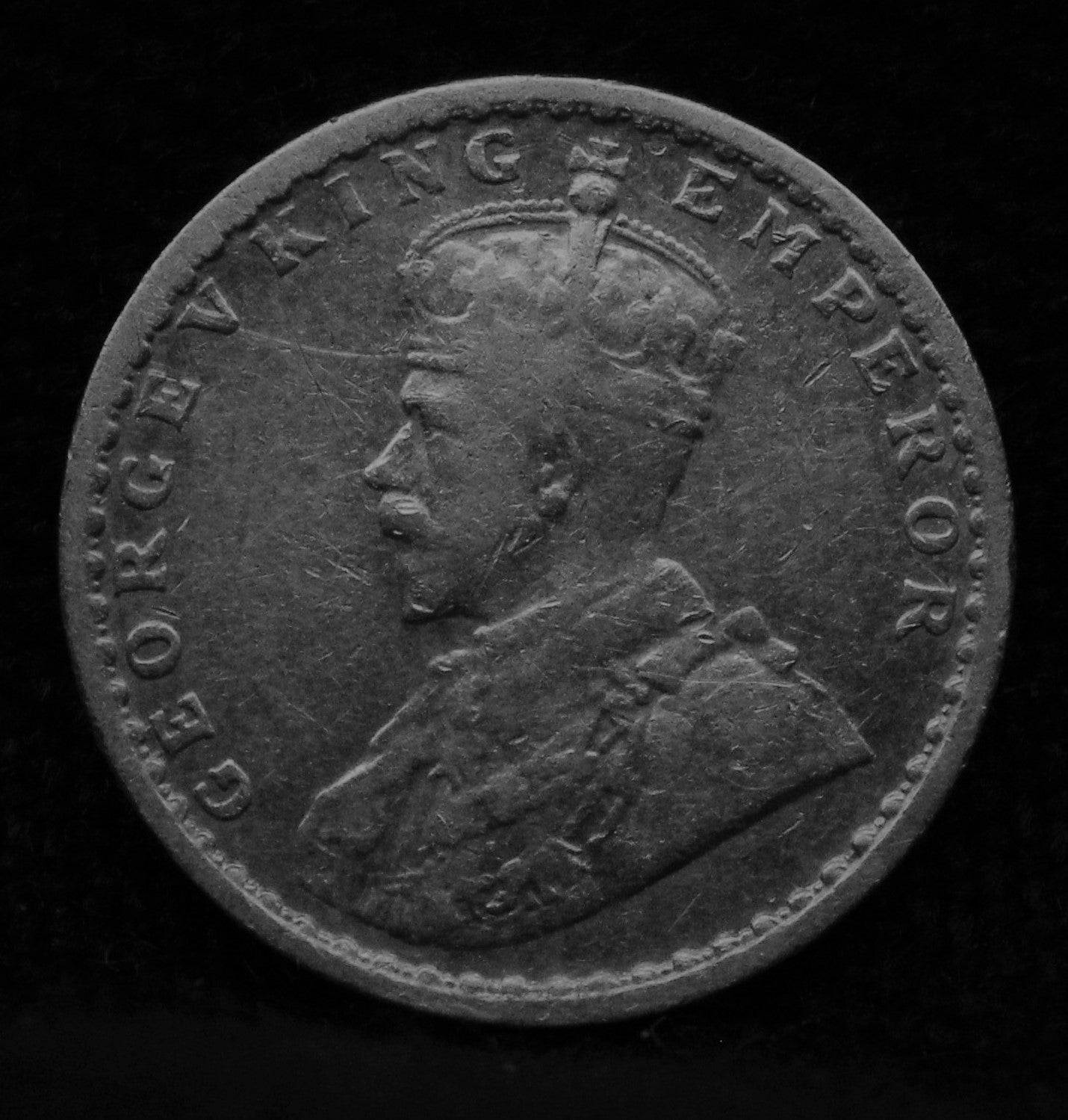 2 Annas 1917 George V Coins