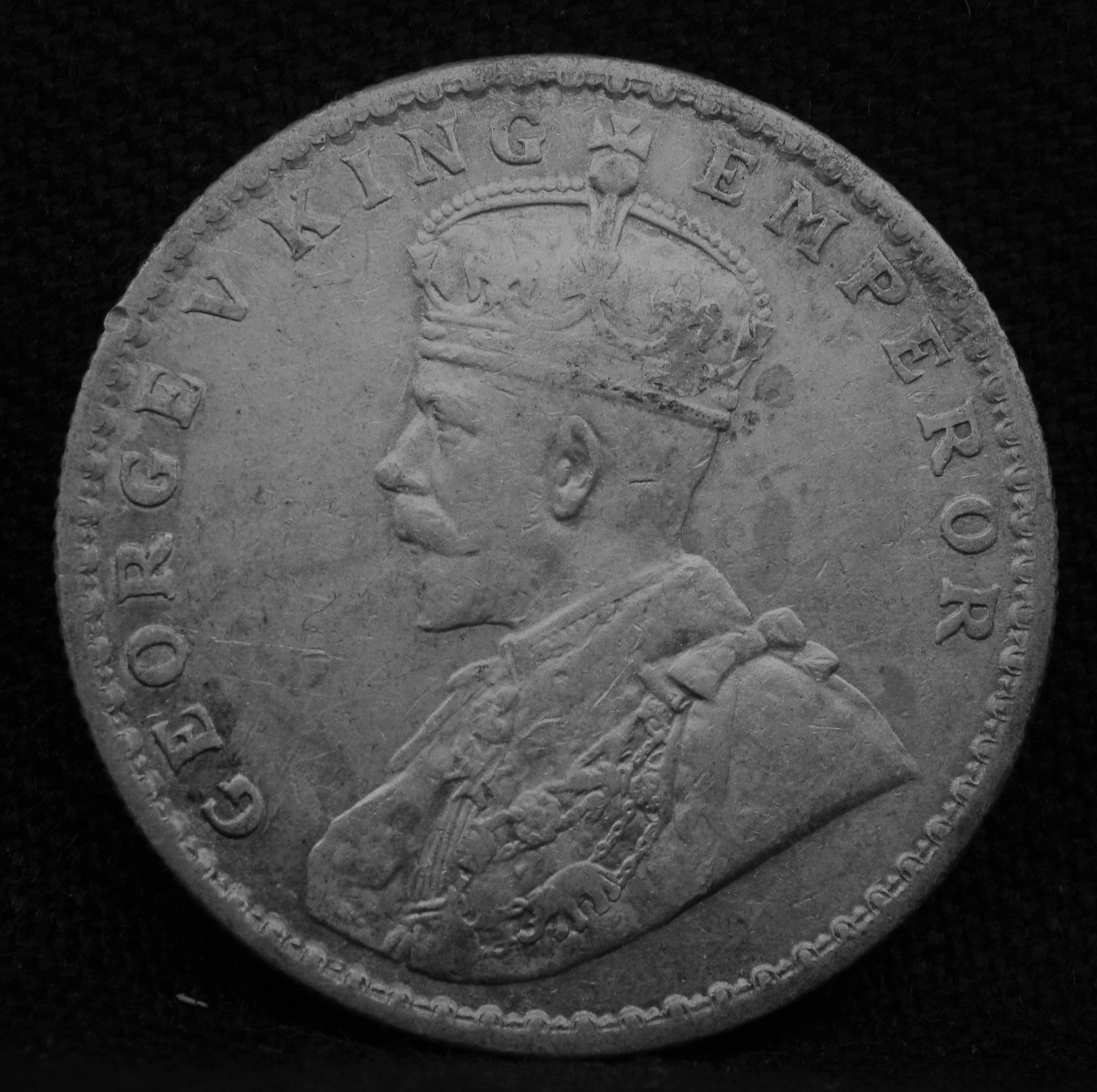 1 Rupees 1917 George V Coins