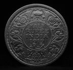 Half Rupee 1919 George V Coins