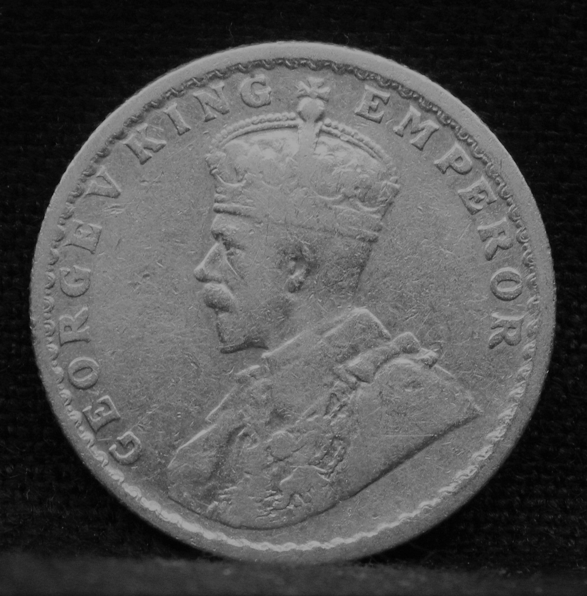 Half Rupee 1919 George V Coins