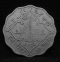 1 Anna 1920 George V Coins
