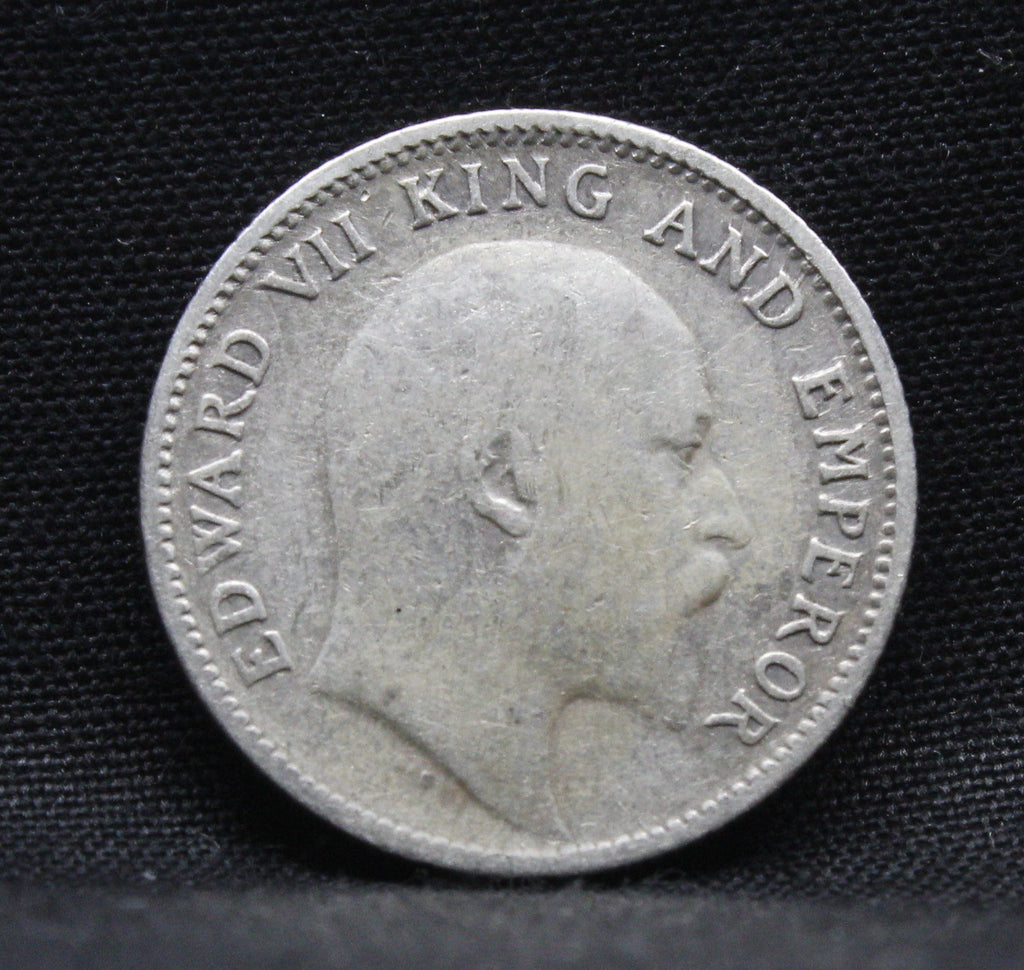 Quarter Rupees 1904 Edward VII Silver coins