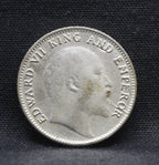 Quarter Rupees 1905 Edward VII Silver coins