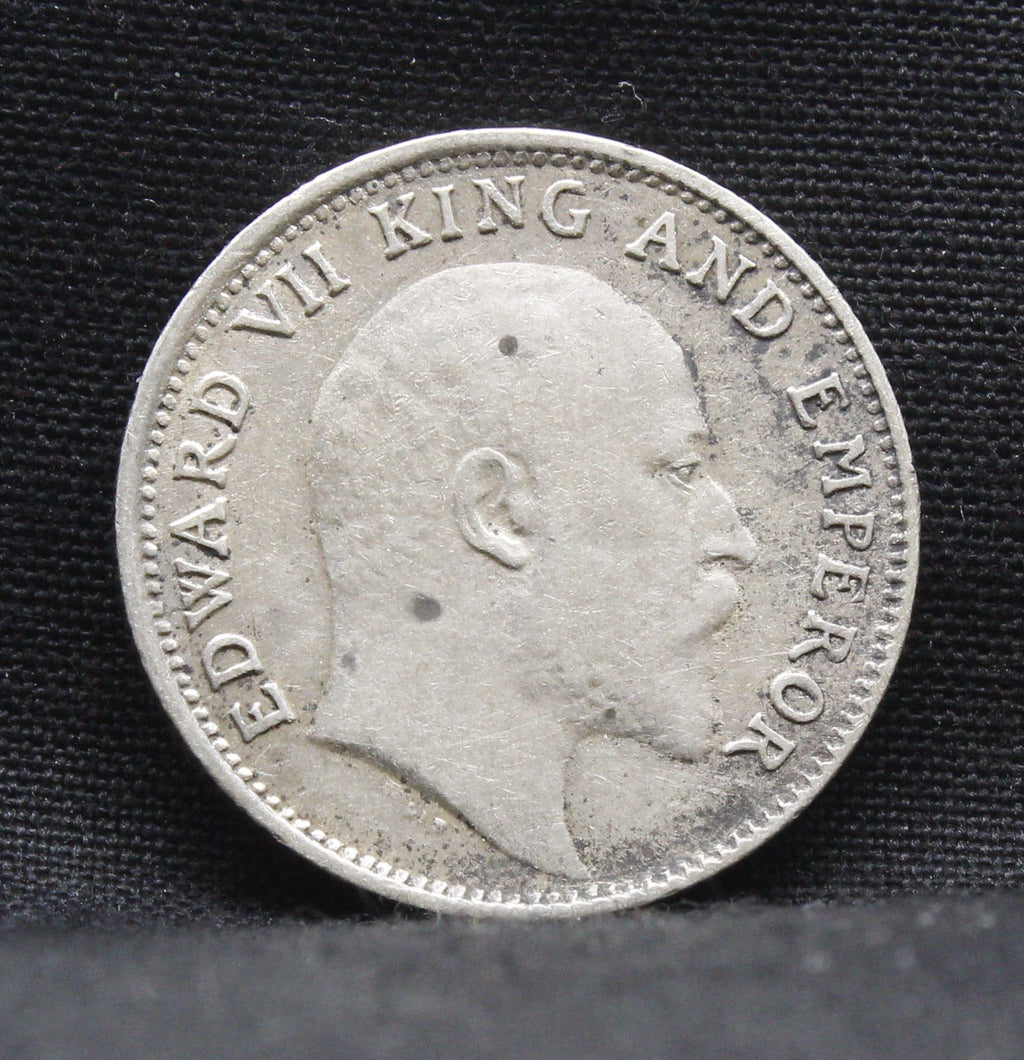 Quarter Rupees 1905 Edward VII Silver coins