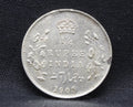 Quarter Rupees 1905 Edward VII Silver coins