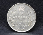 Quarter Rupees 1905 Edward VII Silver coins