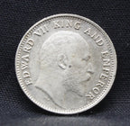 Quarter Rupees 1905 Edward VII Silver coins