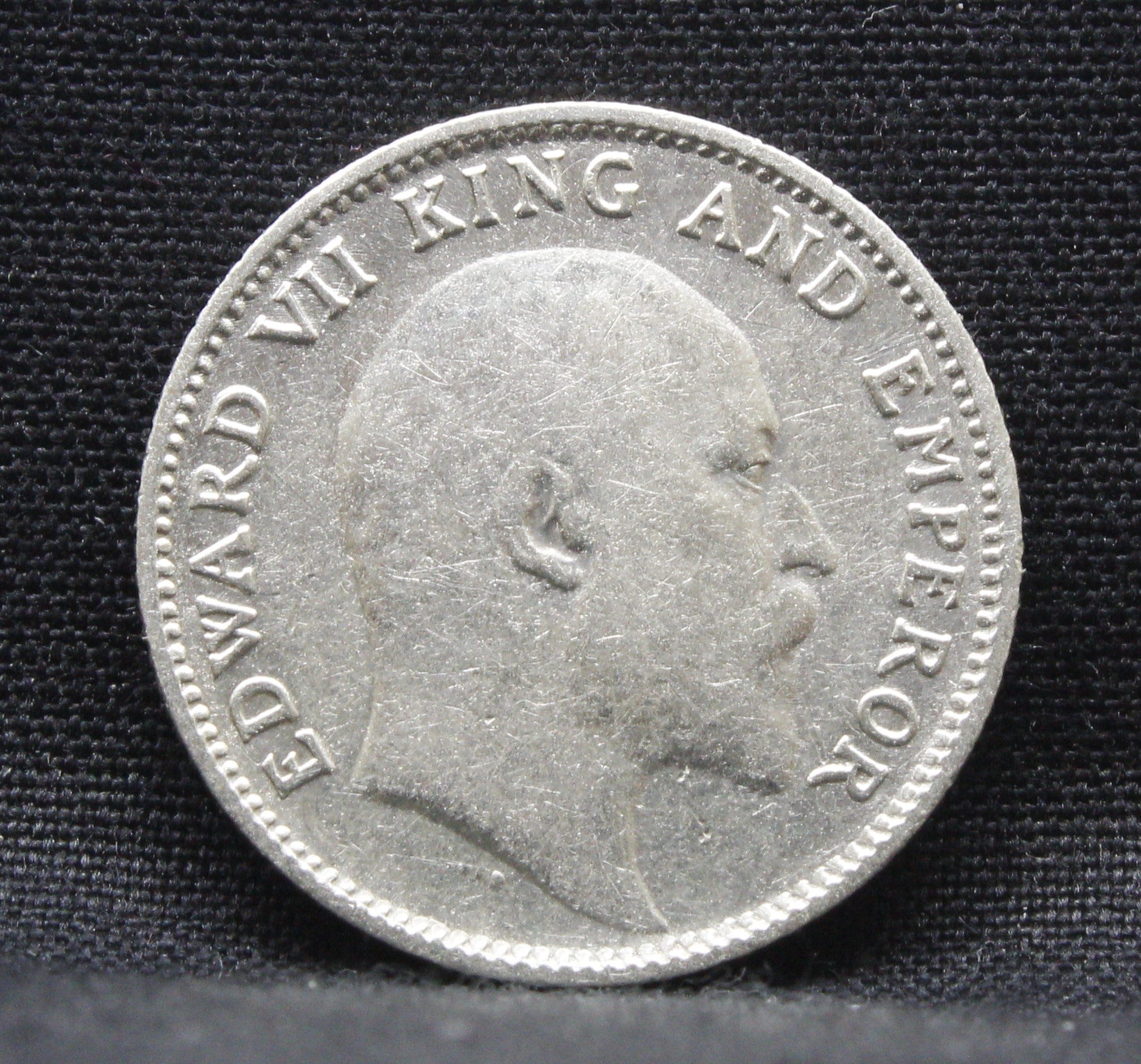Quarter Rupees 1905 Edward VII Silver coins