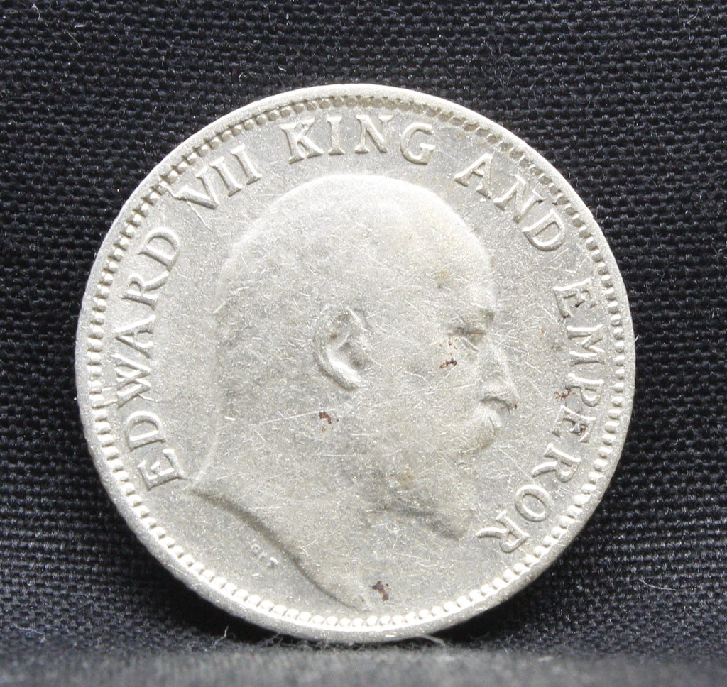 Quarter Rupees 1906 Edward VII Silver coins