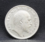 Quarter Rupees 1906 Edward VII Silver coins