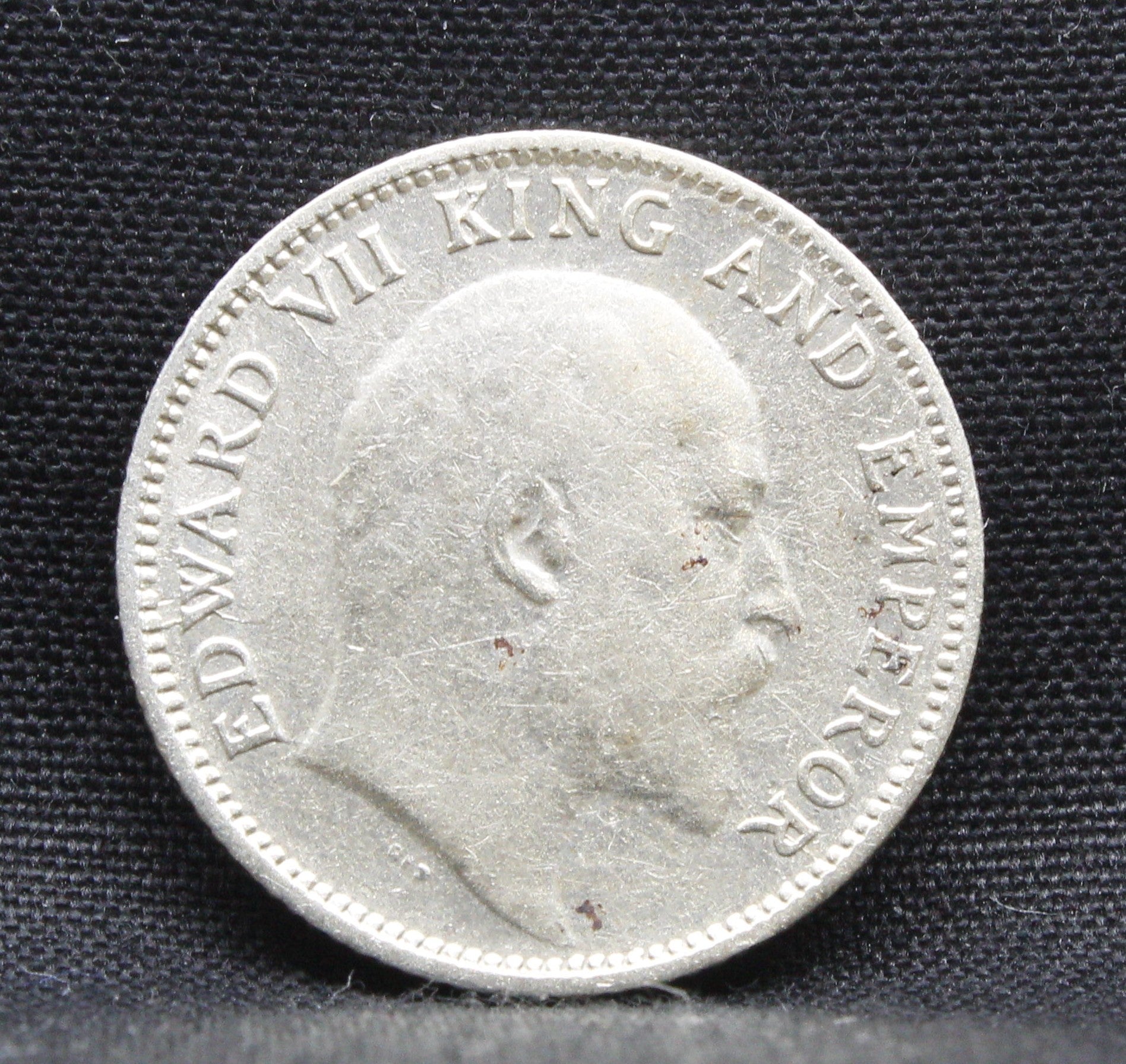 Quarter Rupees 1906 Edward VII Silver coins
