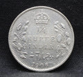 Quarter Rupees 1906 Edward VII Silver coins