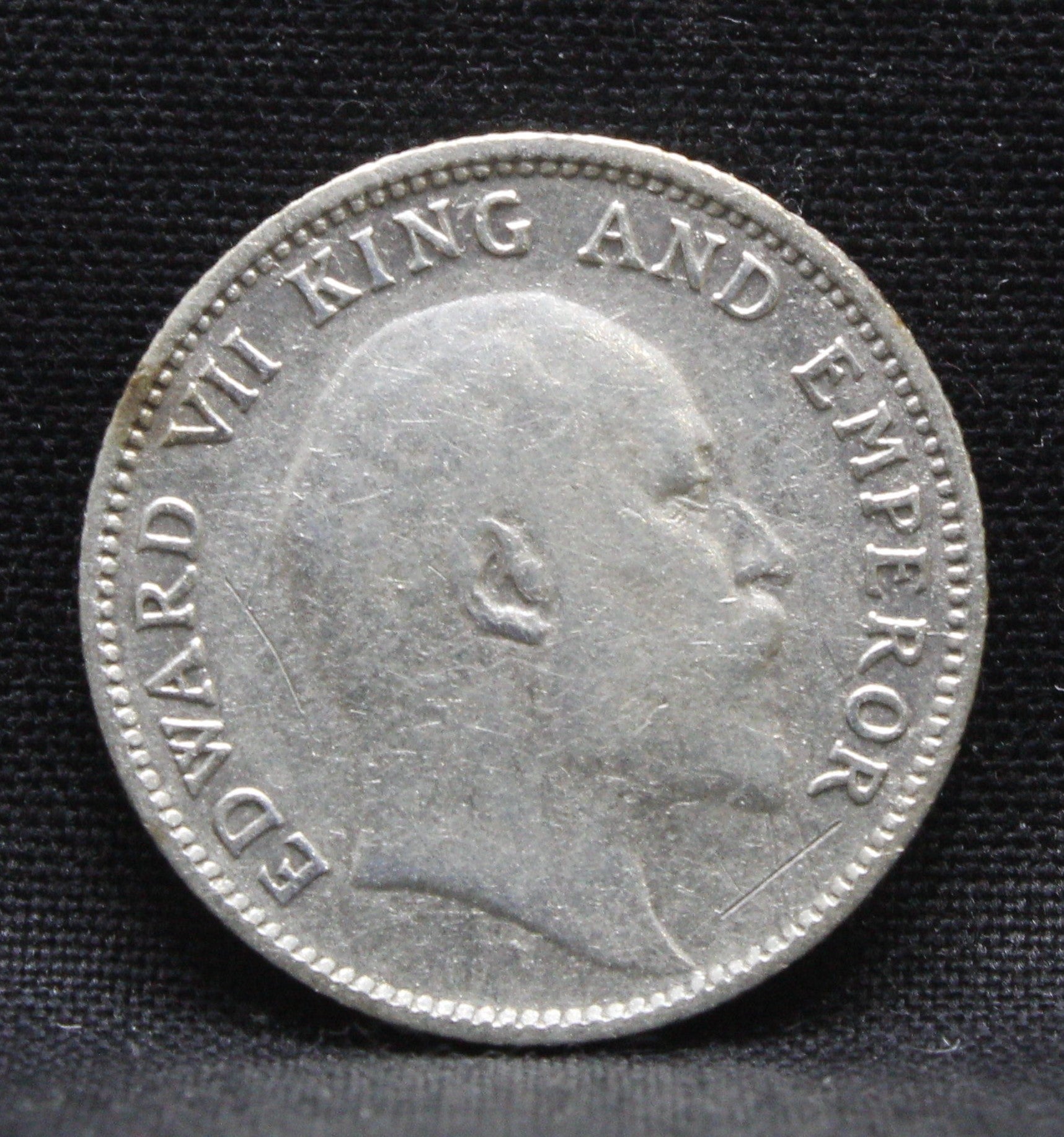 Quarter Rupees 1906 Edward VII Silver coins