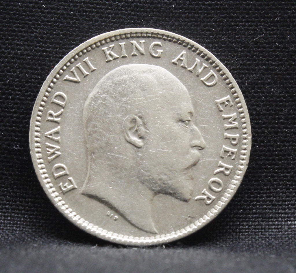 Quarter Rupees 1906 Edward VII Silver coins