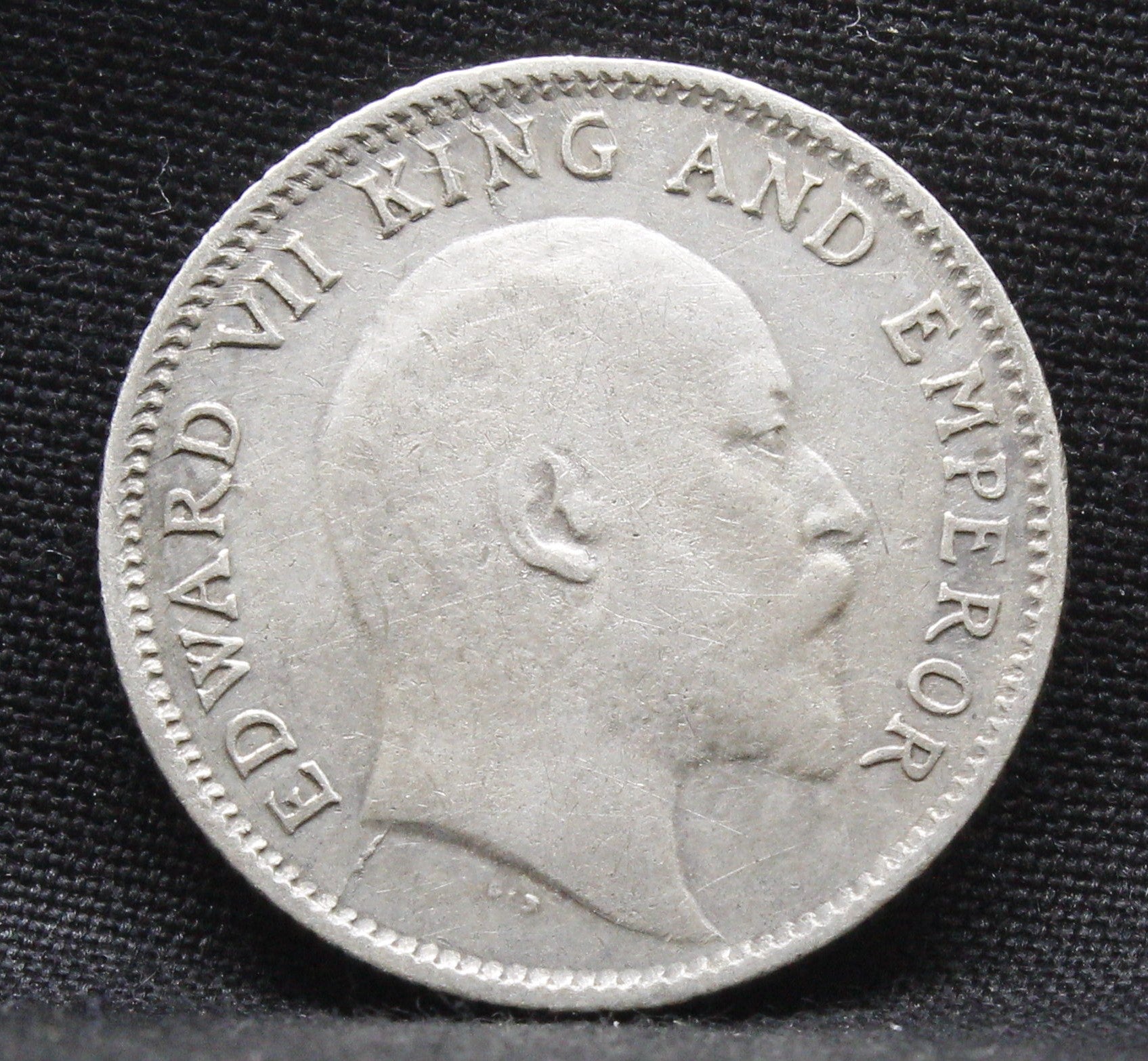 Quarter Rupees 1907 Edward VII Silver coins