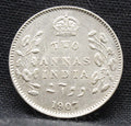 2 Annas 1907 Edward VII Silver coins