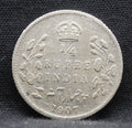 Quarter Rupees 1907 Edward VII Silver coins