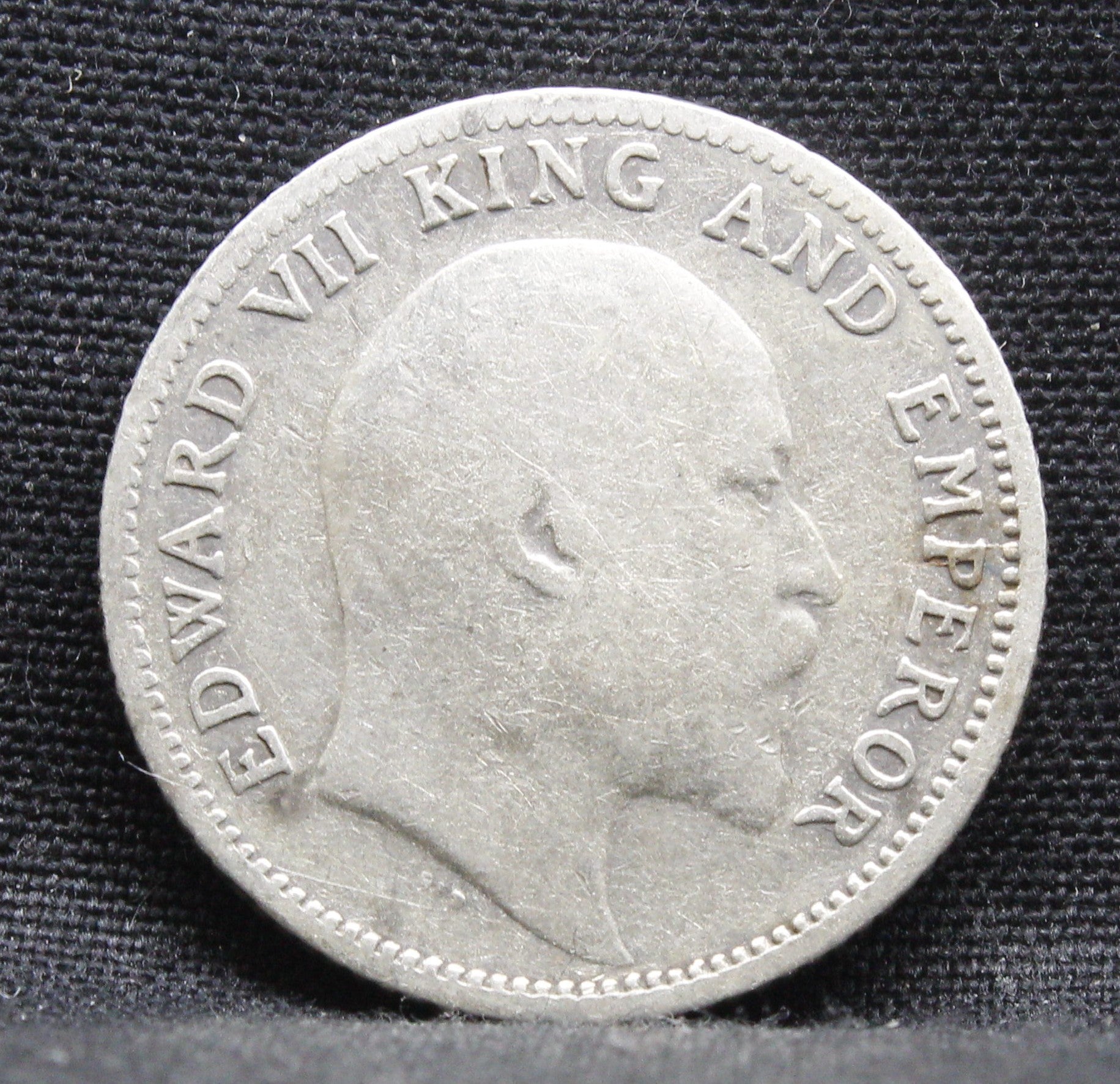 Quarter Rupees 1907 Edward VII Silver coins