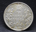 Quarter Rupees 1908 Edward VII Silver coins
