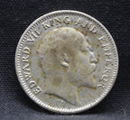 Quarter Rupees 1908 Edward VII Silver coins