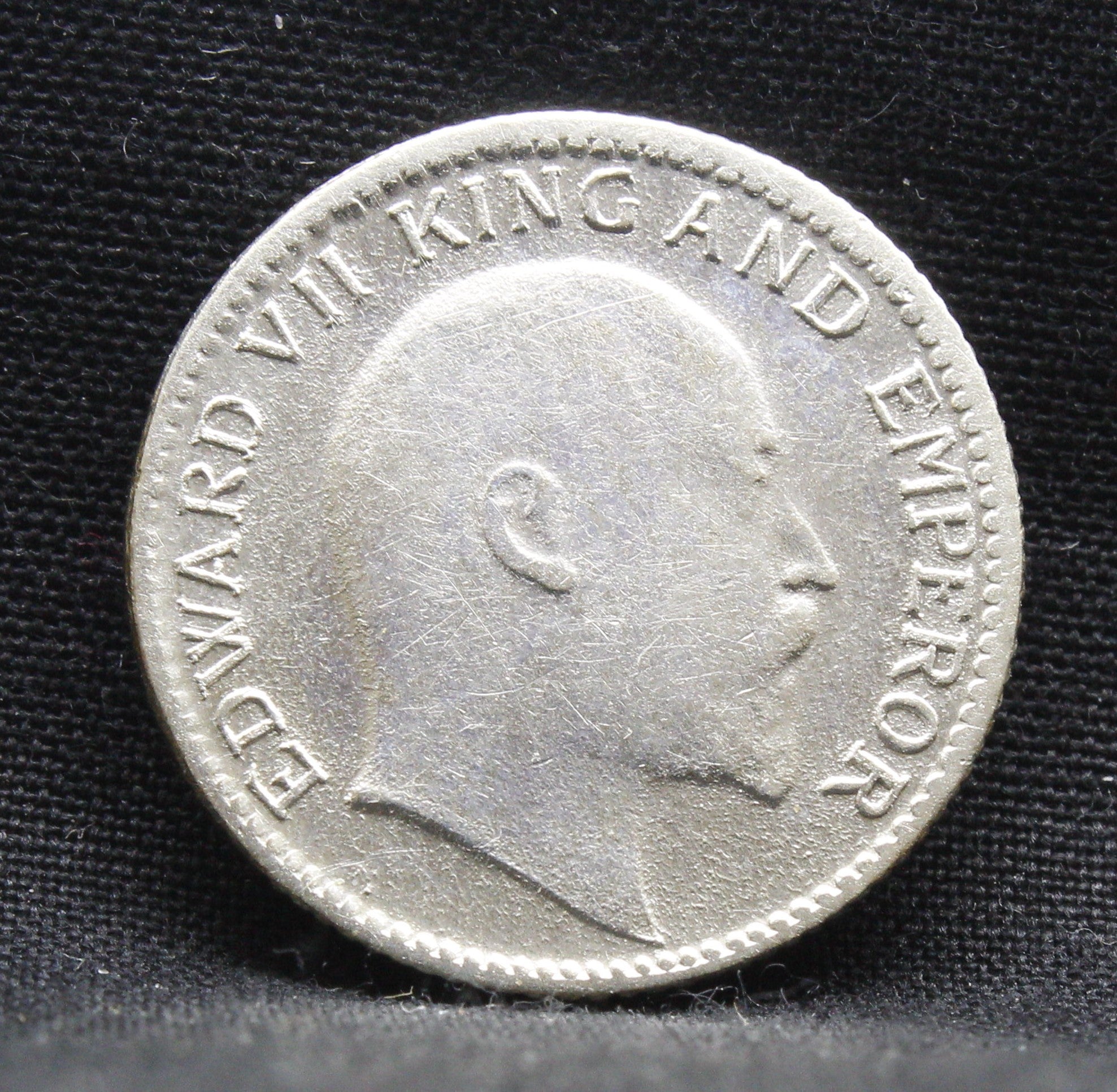 Quarter Rupees 1908 Edward VII Silver coins