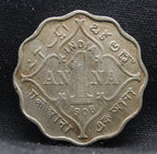 1 Anna 1909 Edward VII Copper-Nickel coins