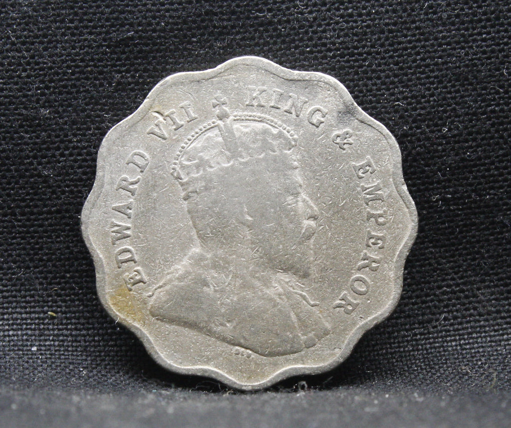 1 Anna 1909 Edward VII Copper-Nickel coins