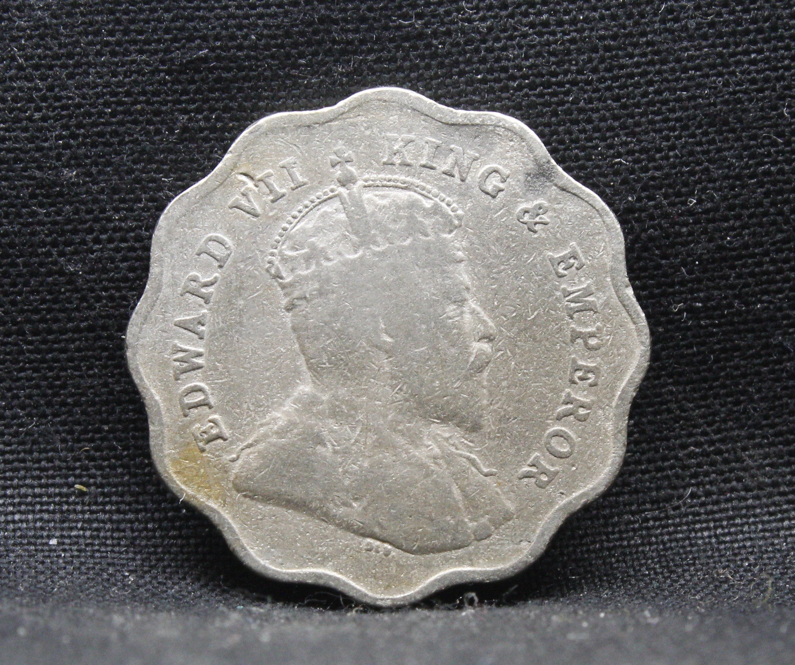 1 Anna 1909 Edward VII Copper-Nickel coins