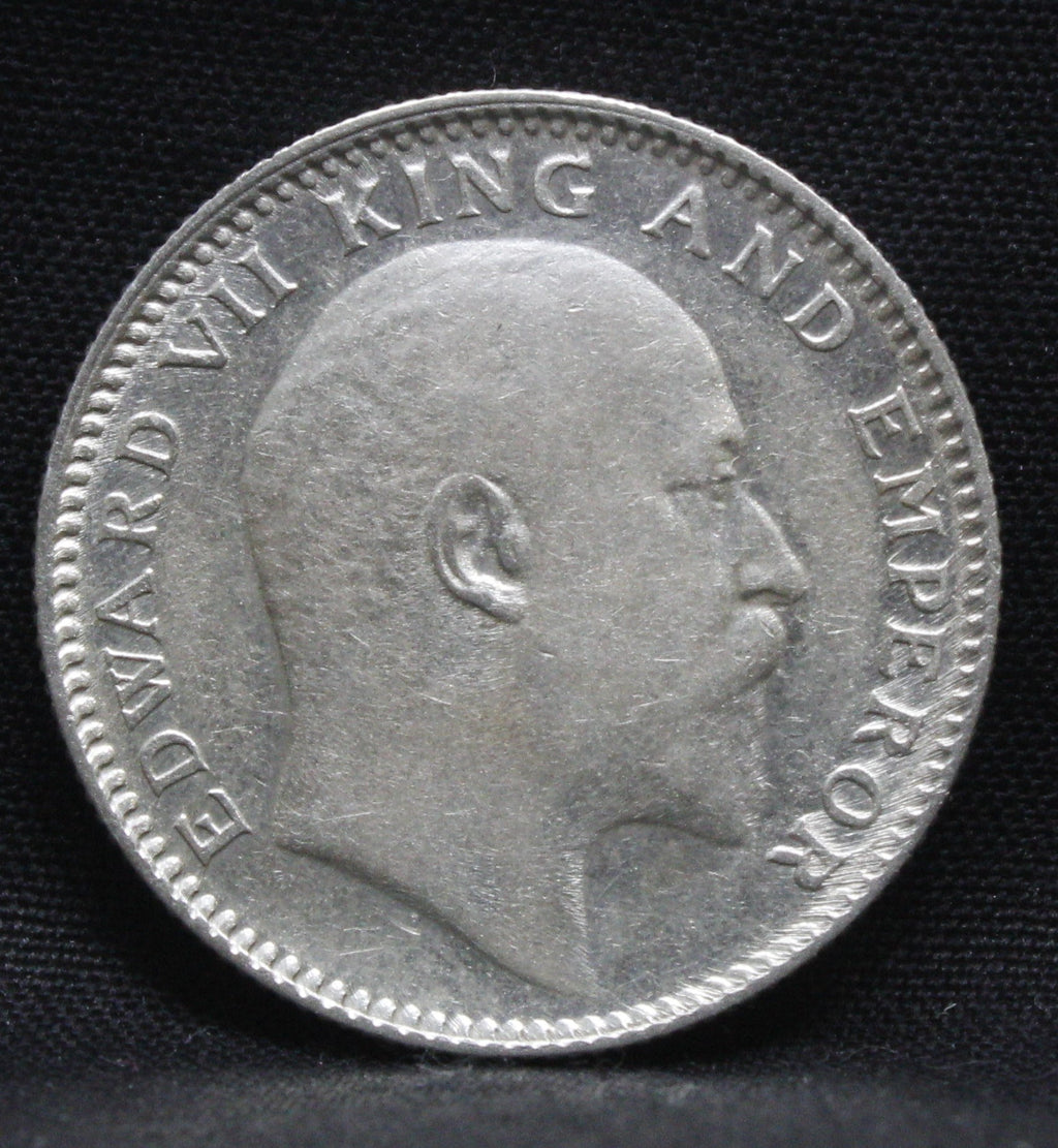 Half Rupee 1910 Edward VII Silver coins
