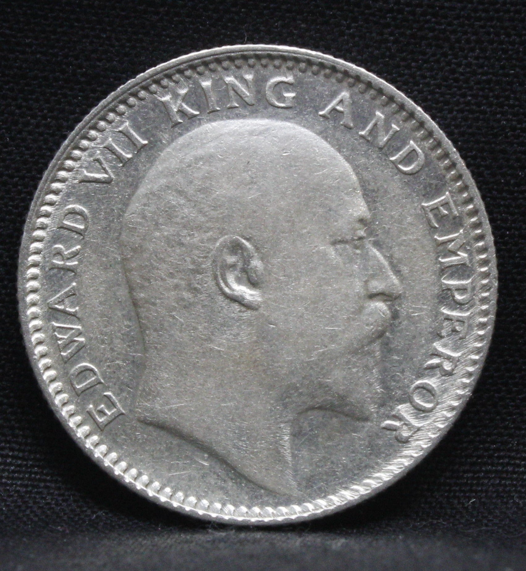 Half Rupee 1910 Edward VII Silver coins