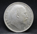 1 Rupee 1910 Edward VII Silver coins