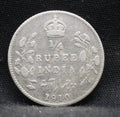 Quarter Rupees 1910 Edward VII Silver coins