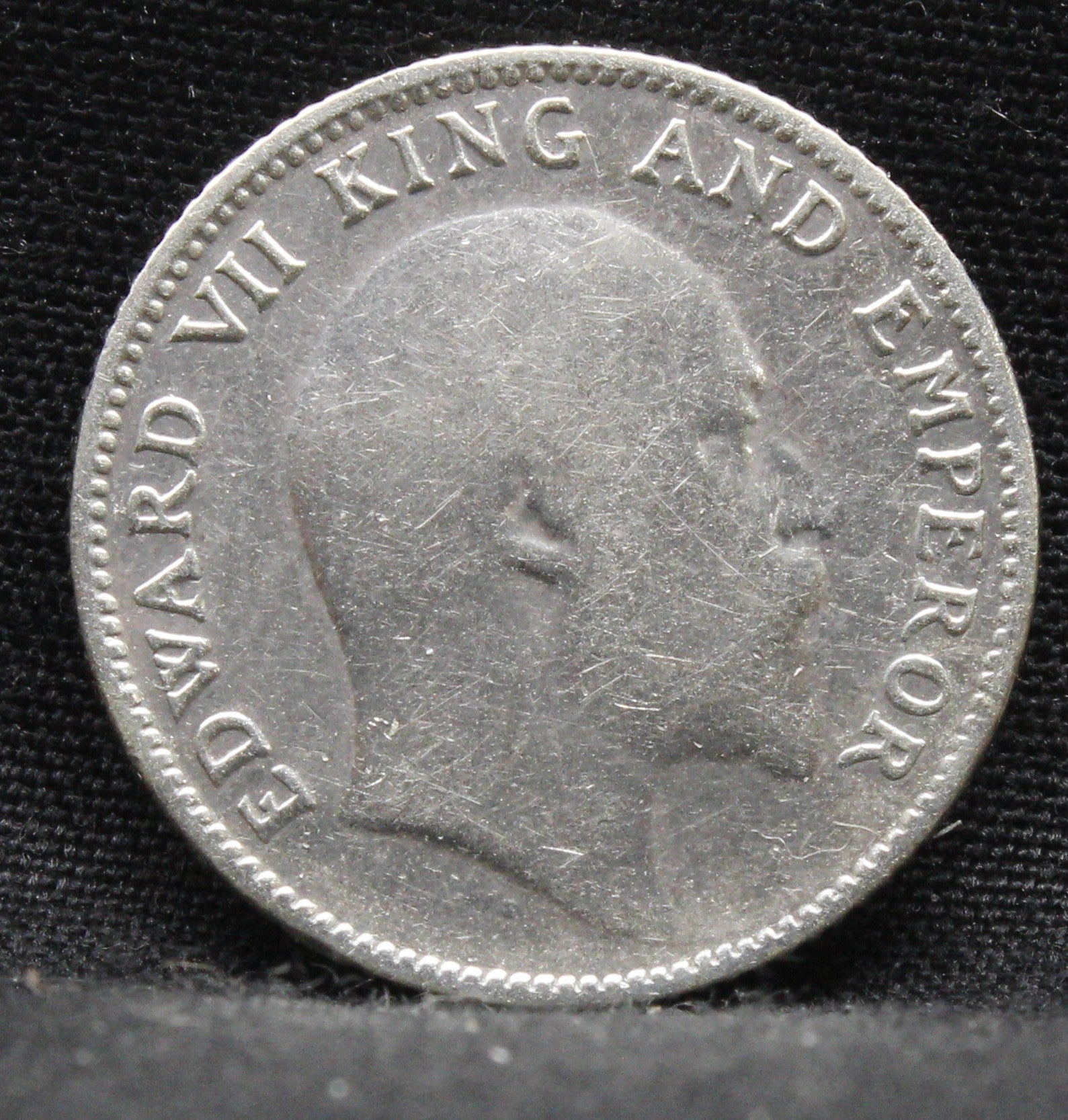 Quarter Rupees 1910 Edward VII Silver coins