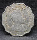 1 Anna 1910 Edward VII Copper-Nickel coins