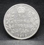 Quarter Rupees 1910 Edward VII Silver coins