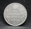 Quarter Rupees 1910 Edward VII Silver coins