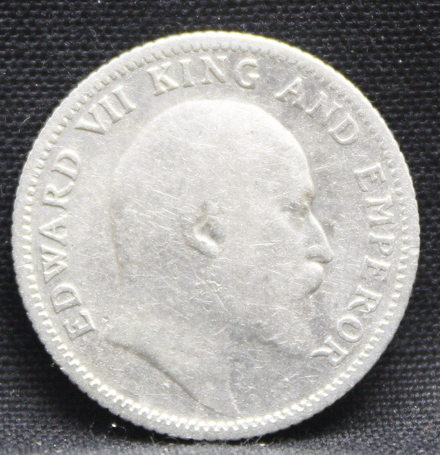 Quarter Rupees 1910 Edward VII Silver coins