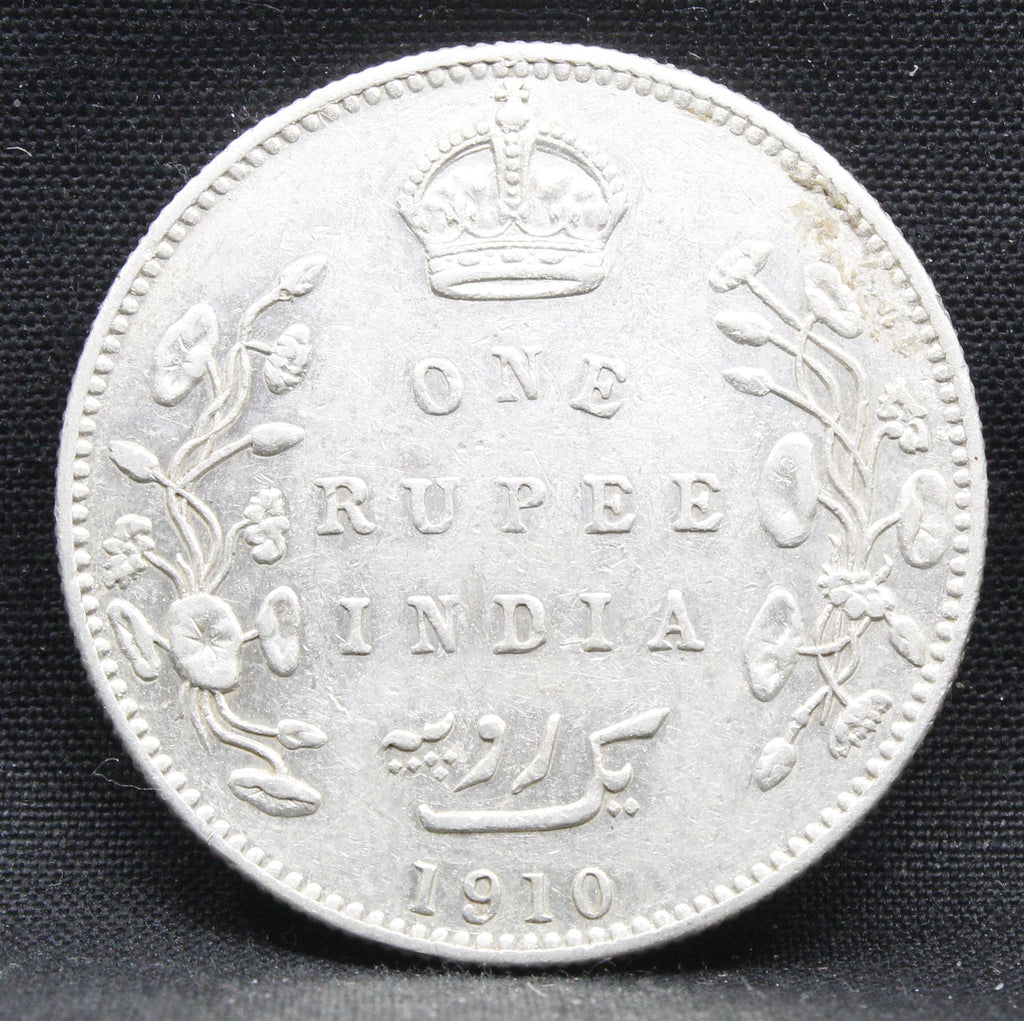 1 Rupee 1910 Edward VII Silver coins