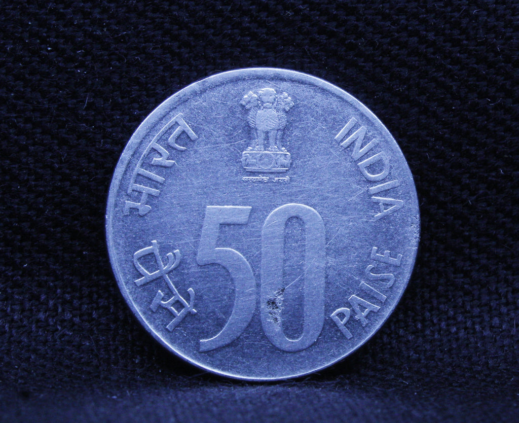 50 paise - 50th year of independence - 1997- UNC
