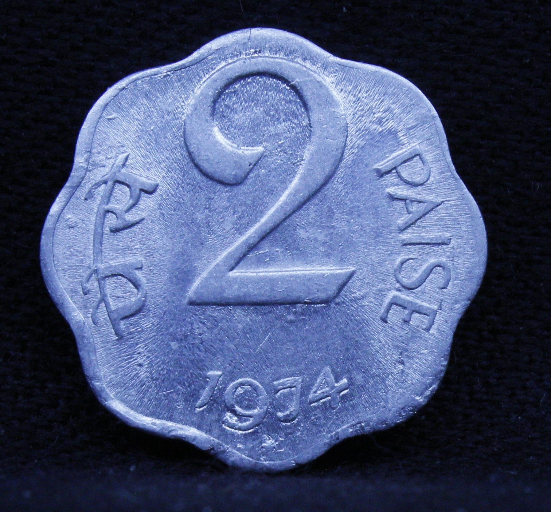 2 PAISE HYDERABAD 1974
