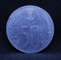 50 PAISE - 1996 PARLIAMENTARY BUILDING, INDIAN MAP HYDERABAD